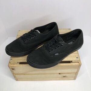 Vans Men's All-Black Canvas Sneakers